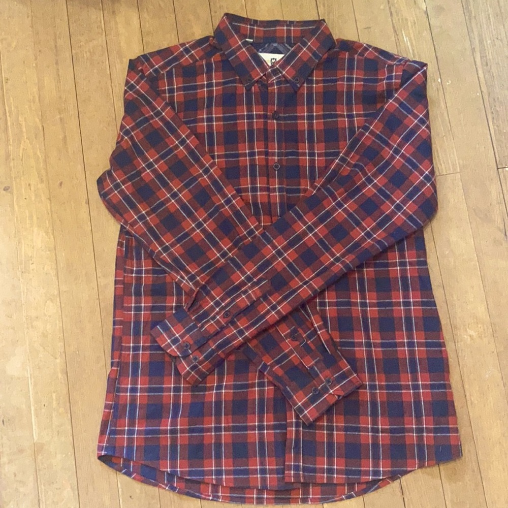 Steel & Jelly Plaid men’s shirt size large